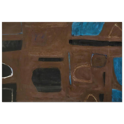 Brown and Black - 1960 - William Scott Art Prints - 100x150 cm / 40x60″ inches | William Scott Poster | William Scott Prints