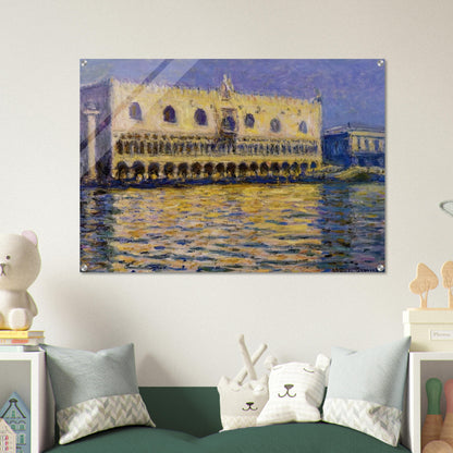 The Palazzo Ducale 2 - claude monet Acrylic Print - 70x100 cm / 28x40″ inches