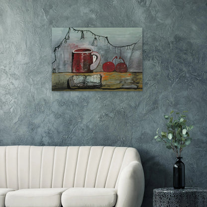 CURTAIN - Philip Guston Brushed Aluminum Print - 70x100 cm / 28x40 inches | Philip Guston Aluminum Print | Philip Guston Prints