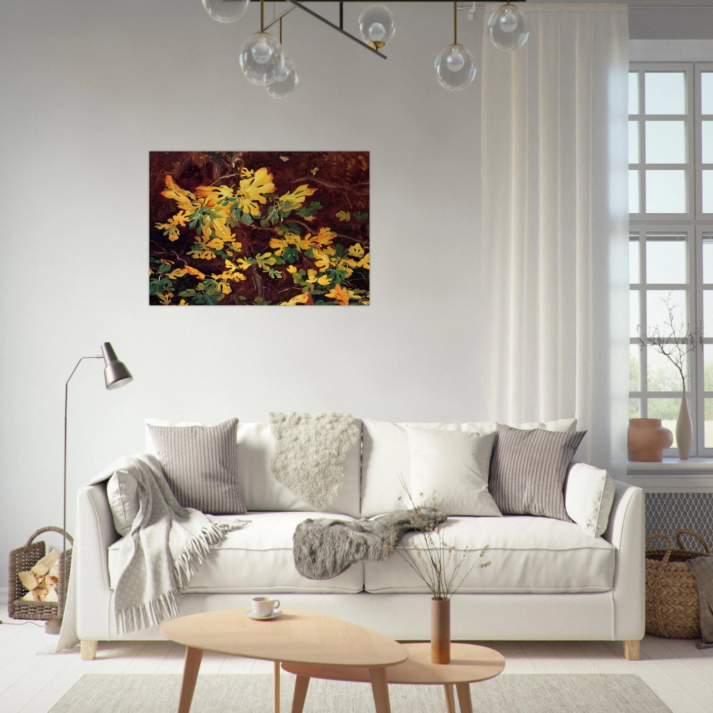 Study of a Fig Tree - John Singer Sargent Brushed Aluminum Print - 70x100 cm / 28x40 inches | John Singer Sargent Aluminum Print | John Singer Sargent Prints