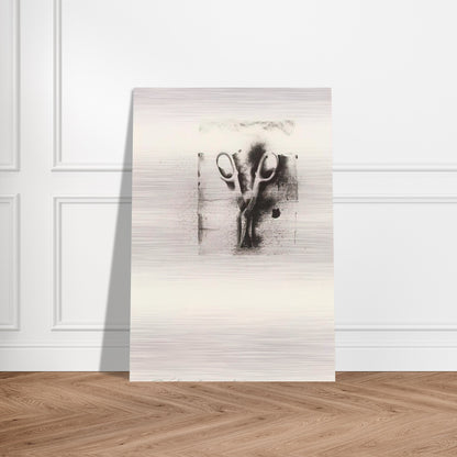 UNTITLED FROM TEN WINTER TOOLS 1973 2 - Jim Dine Brushed Aluminum Print - 70x100 cm / 28x40 inches | Jim Dine Aluminum Print | Jim Dine Prints