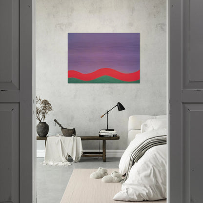Out - Al Held Brushed Aluminum Print - 70x100 cm / 28x40 inches | Al Held Aluminum Print | Al Held Prints