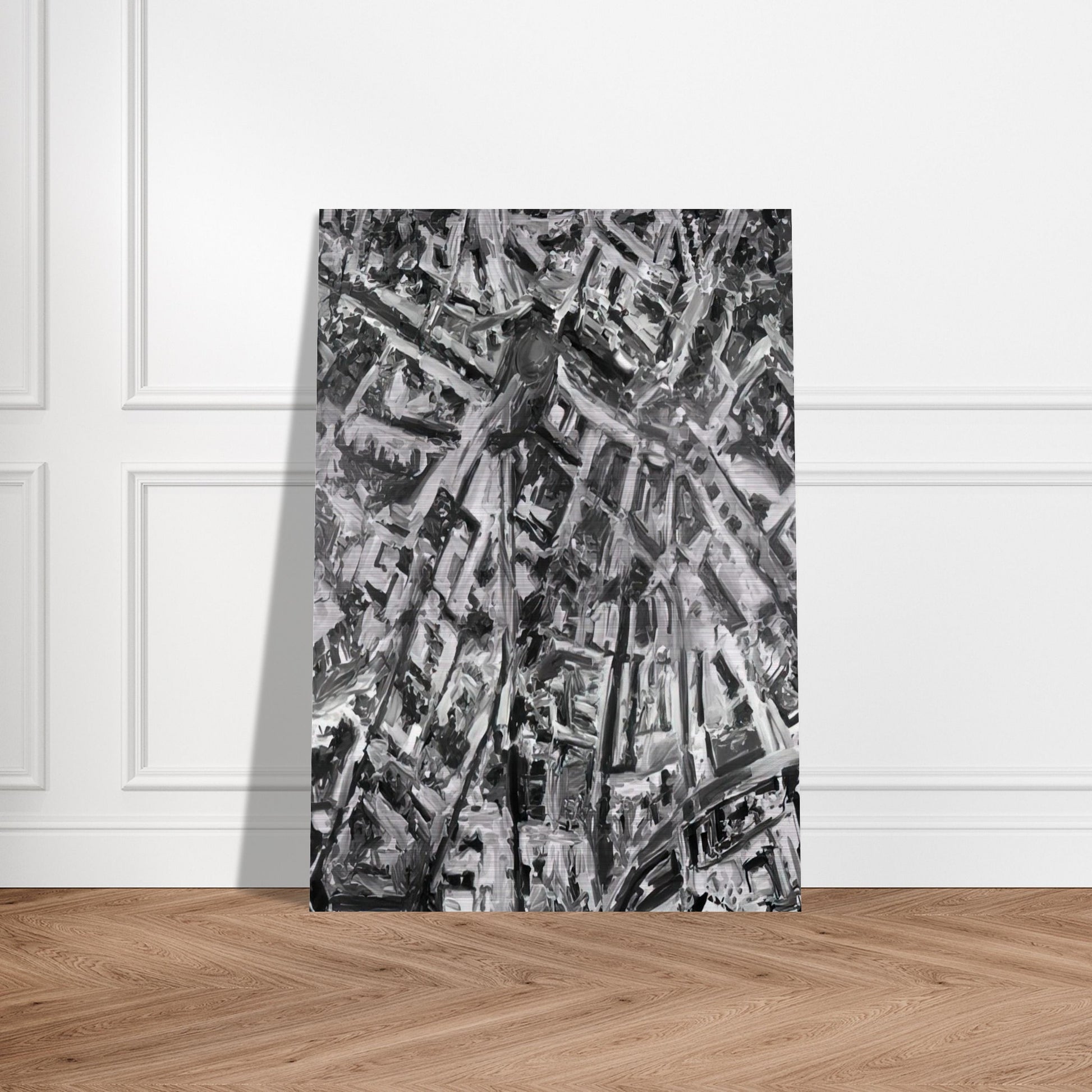 TOWNSCAPE PL 1970 - Gerhard Richter Brushed Aluminum Print - 70x100 cm / 28x40 inches | Gerhard Richter Aluminum Print | Gerhard Richter Prints