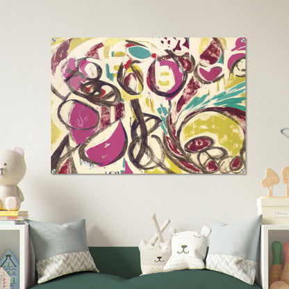 Thaw - Lee Krasner Acrylic Print - 70x100 cm / 28x40″ inches | Lee Krasner Wall Art | Lee Krasner Prints