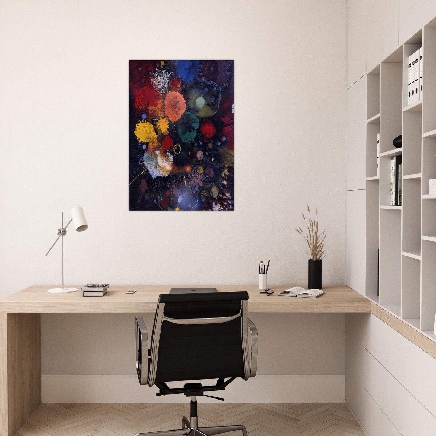 Flowers No. 5 - 1975 - Gebre Kristos Desta Brushed Aluminum Print - 70x100 cm / 28x40 inches | Gebre Kristos Desta Aluminum Print | Gebre Kristos Desta Prints