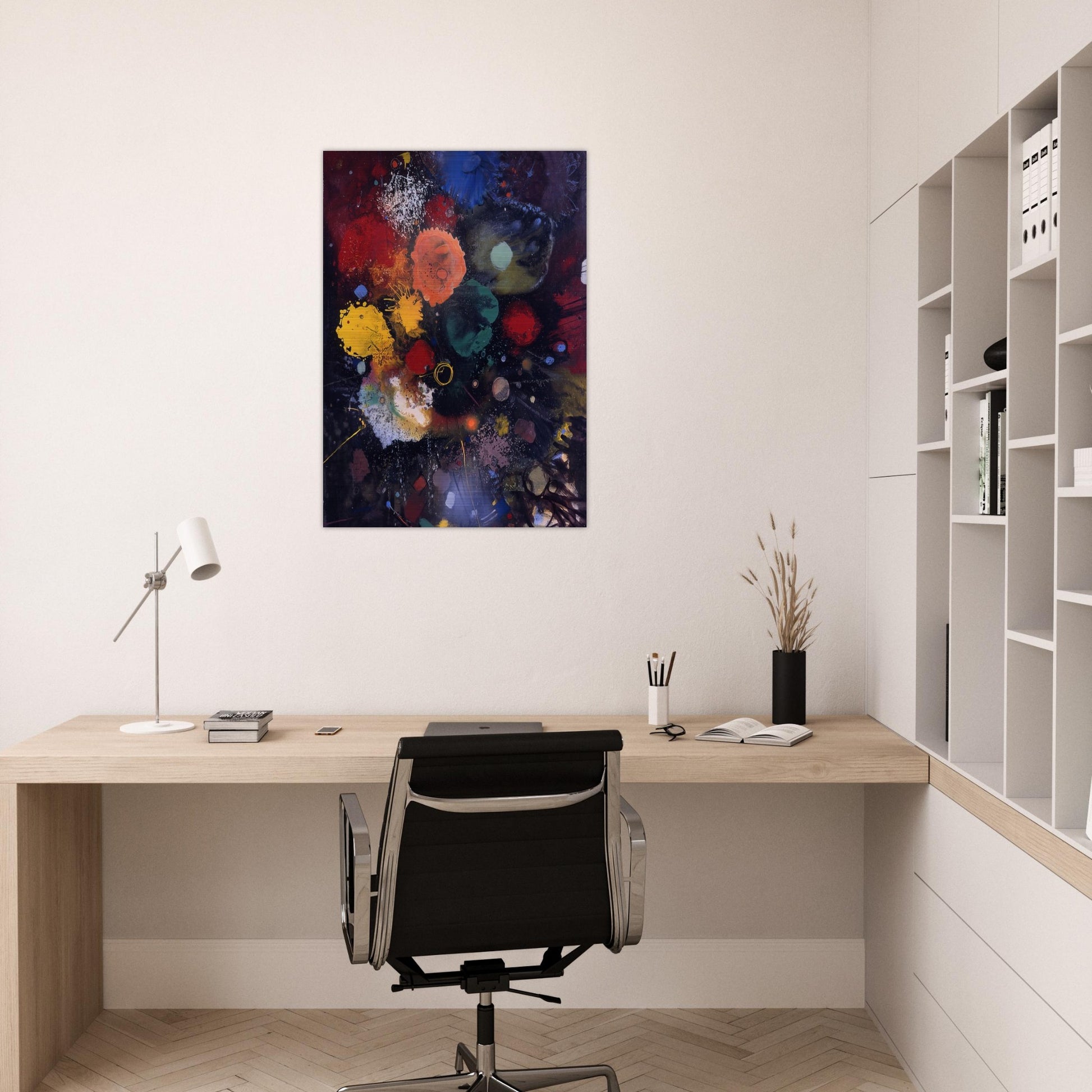 Flowers No. 5 - 1975 - Gebre Kristos Desta Brushed Aluminum Print - 70x100 cm / 28x40 inches | Gebre Kristos Desta Aluminum Print | Gebre Kristos Desta Prints