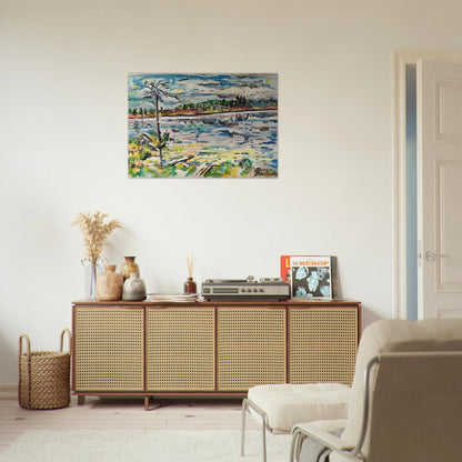 MICHIGAN SUMMER DAYS - Ivan Albright Brushed Aluminum Print - 70x100 cm / 28x40 inches | Ivan Albright Aluminum Print | Ivan Albright Prints