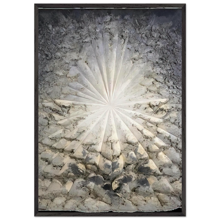 Jay DeFeoBIGThe Rose - Jay DeFeo 70x100 cm / 28x40 inches Framed Art Print – Black Wooden Frame
