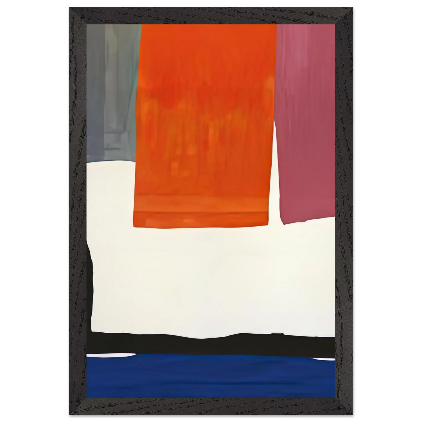 Helen Frankenthaler - The Human Edge, 1967- Wall Art - 28x40 inches / 70x70 cm - Canvas (Imperial)-canvas - -