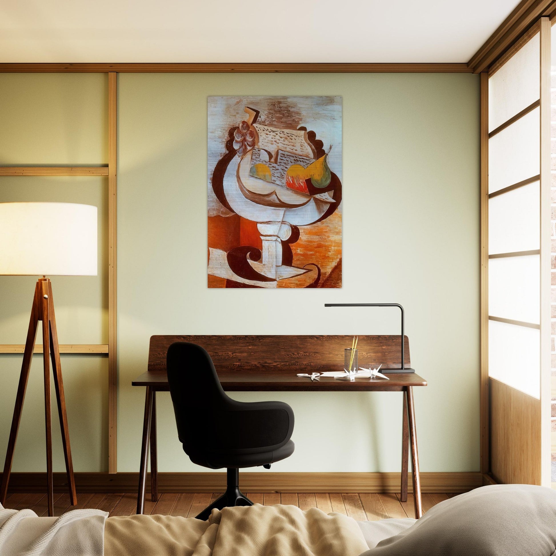 Fruit dish - Pablo Picasso Brushed Aluminum Print - 70x100 cm / 28x40 inches | Pablo Picasso Aluminum Print | Pablo Picasso Prints