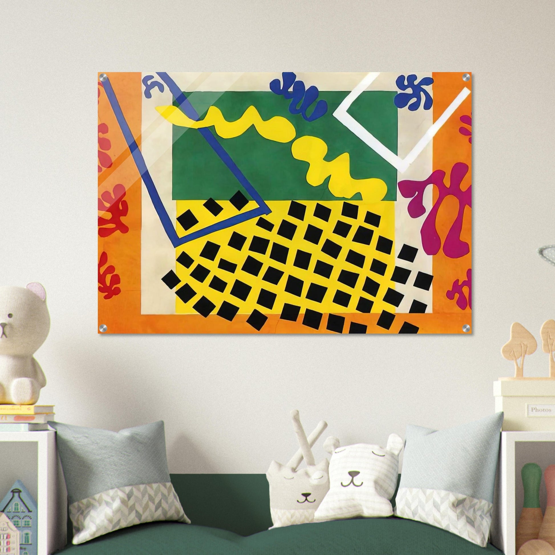 CUT OUTS 3 - Henri Matisse Acrylic Print - 70x100 cm / 28x40″ inches | Henri Matisse Wall Art | Henri Matisse Prints