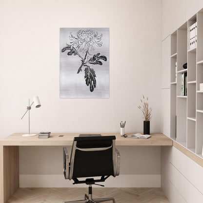 CHRYSANTHEMUM - MC Escher Brushed Aluminum Print - 70x100 cm / 28x40 inches | MC Escher Aluminum Print | MC Escher Prints | Maurits Cornelis Escher Prints