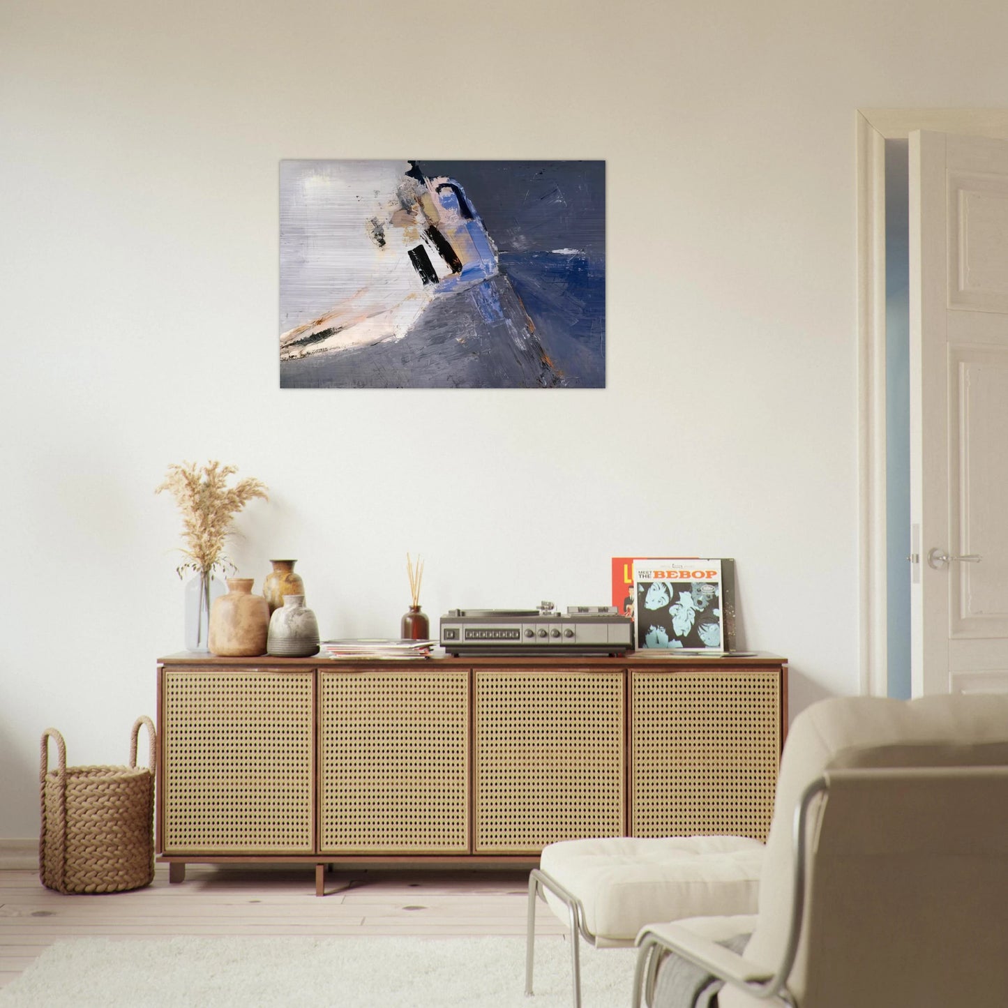 Figure accoudée - 1953 - Nicolas de Stael Brushed Aluminum Print - 70x100 cm / 28x40 inches | Nicolas de Stael Aluminum Print | Nicolas de Stael Prints