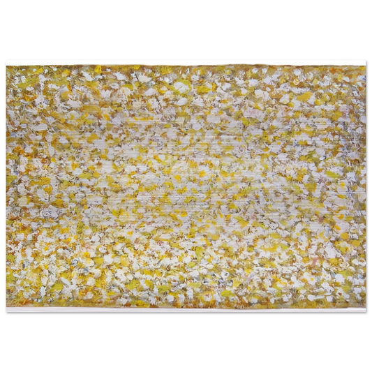 Serpentine Saffron - 1969 - Richard Pousette-Dart Brushed Aluminum Print - 70x100 cm / 28x40 inches | Richard Pousette-Dart Aluminum Print | Richard Pousette-Dart Prints