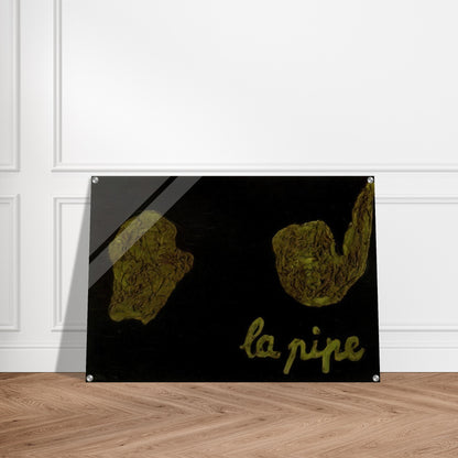 THE PIPE 1927 - Rene Magritte Acrylic Print - 70x100 cm / 28x40″ inches | Rene Magritte Wall Art | Rene Magritte Prints