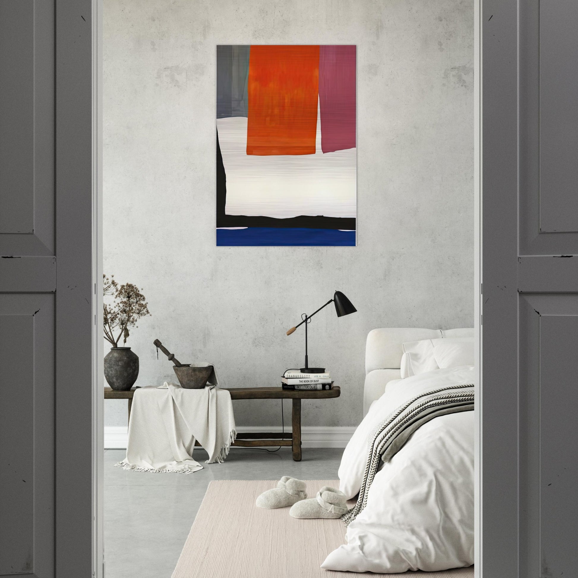 The Human Edge, 1967- - Helen Frankenthaler Brushed Aluminum Print - 70x100 cm / 28x40 inches | Helen Frankenthaler Aluminum Print | Helen Frankenthaler Prints