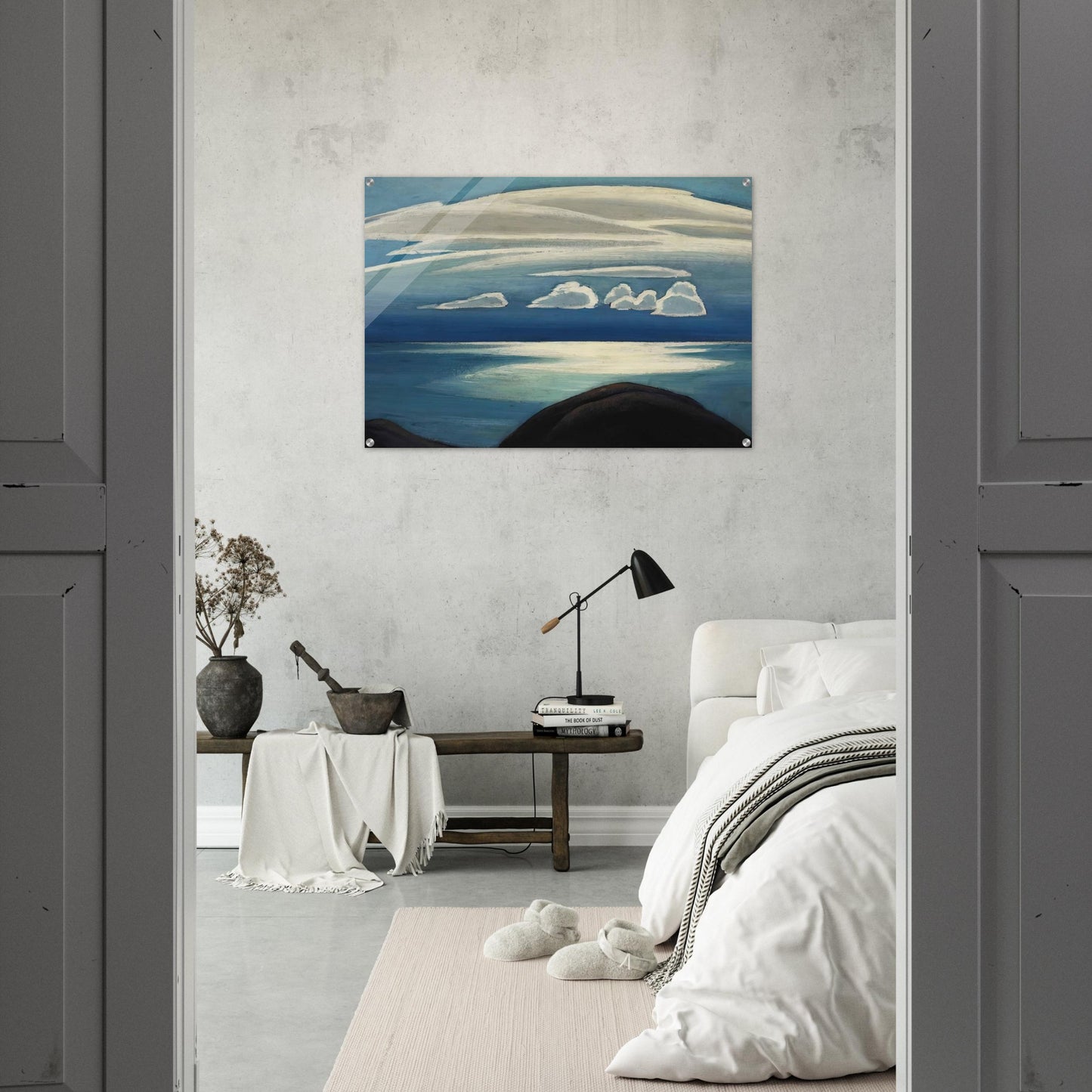 Lake Superior - 1928 - Lawren Harris Acrylic Print - 70x100 cm / 28x40″ inches | Lawren Harris Wall Art | Lawren Harris Prints