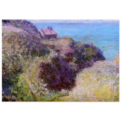 The Gorge at Varengeville, Late Afternoon - claude monet Brushed Aluminum Print - 70x100 cm / 28x40 inches | claude monet Aluminum Print | claude monet Prints