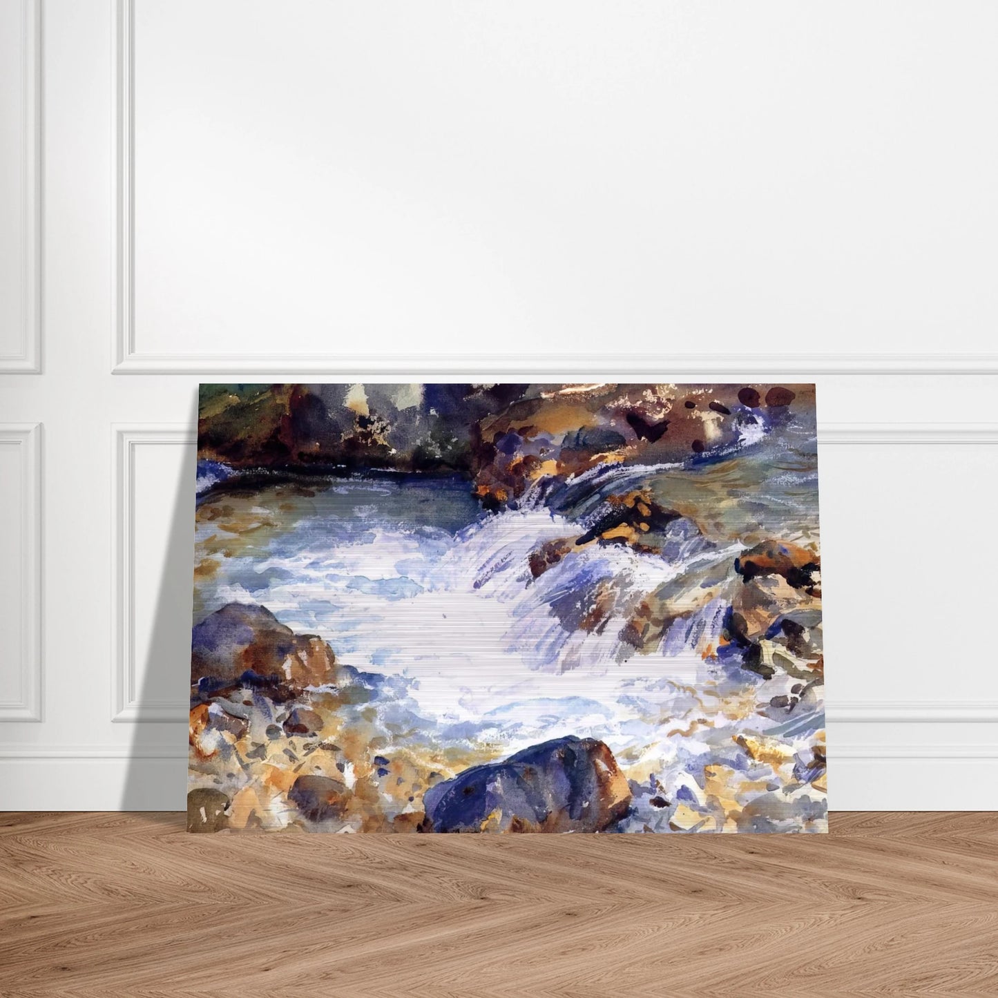 In the Tyrol - John Singer Sargent Brushed Aluminum Print - 70x100 cm / 28x40 inches | John Singer Sargent Aluminum Print | John Singer Sargent Prints