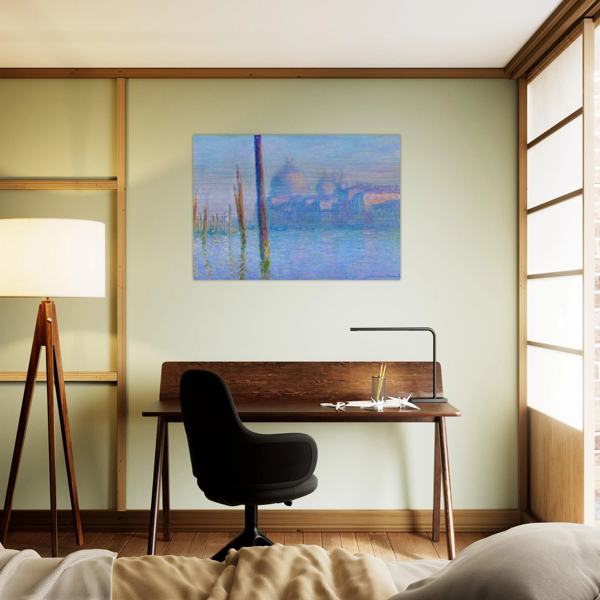The Grand Canal, Venice - claude monet Brushed Aluminum Print - 70x100 cm / 28x40 inches | claude monet Aluminum Print | claude monet Prints
