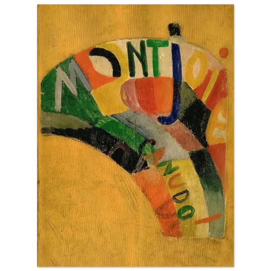Sonia Delaunay - MONTJOIE  75x100 cm / 30x40inches Fine Art Poster