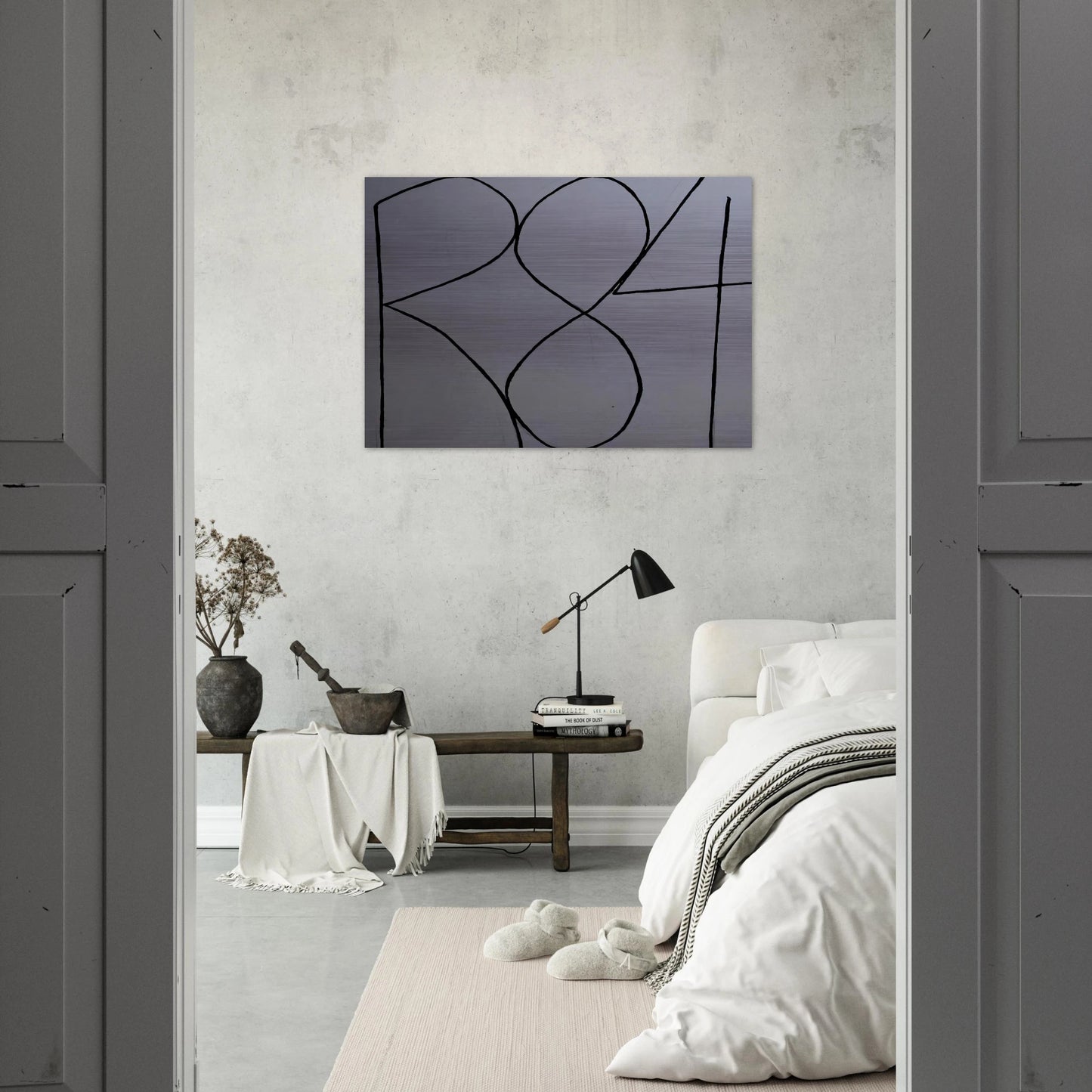 Spectrum I - Robert Ryman Brushed Aluminum Print - 70x100 cm / 28x40 inches | Robert Ryman Aluminum Print | Robert Ryman Prints