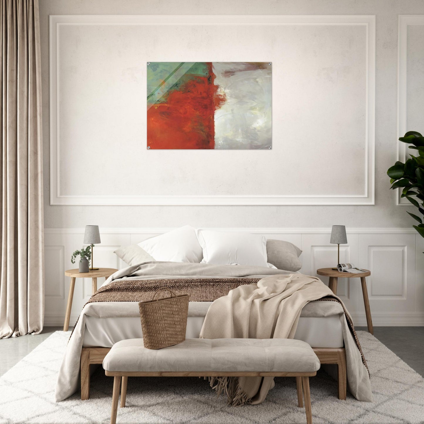 Divide - 1958 - Theodoros Stamos Acrylic Print - 70x100 cm / 28x40″ inches