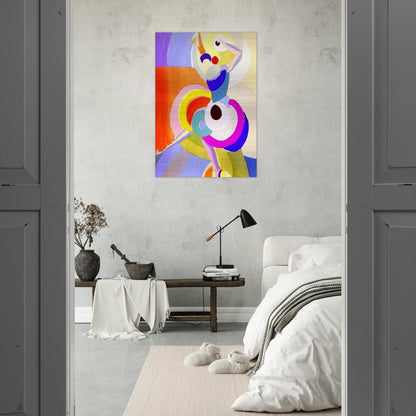 FLAMENCO DANCER - Sonia Delaunay Brushed Aluminum Print - 70x100 cm / 28x40 inches | Sonia Delaunay Aluminum Print | Sonia Delaunay Prints