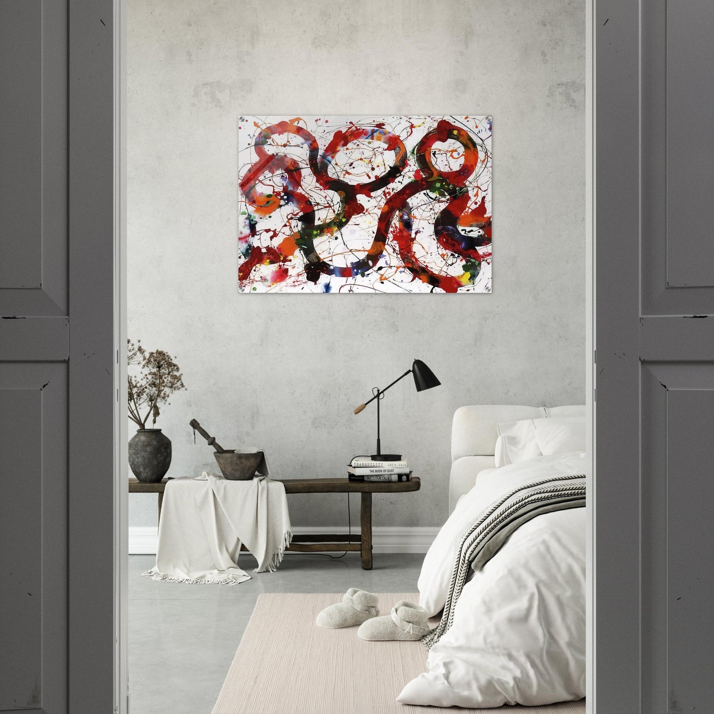 Untitled  SFP88-12  - Sam Francis Acrylic Print - 70x100 cm / 28x40″ inches