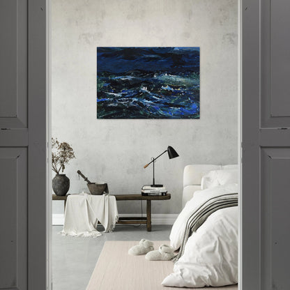 Sea - 1962 - Tove Jansson Brushed Aluminum Print - 70x100 cm / 28x40 inches | Tove Jansson Aluminum Print | Tove Jansson Prints
