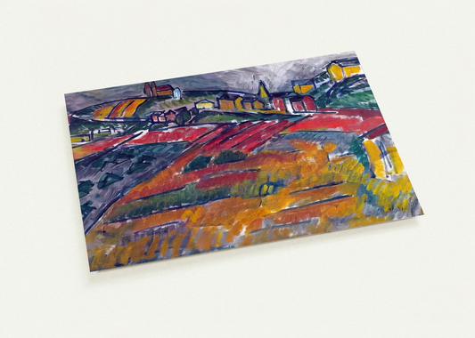 LANDSCAPE WITH RED AND YELLOW By Raoul Dufy Pack of 10 Post Cards | Raoul Dufy Post Cards | A6 (10.5 x 14.8 cm) - 4.1 x 5.8 inches
