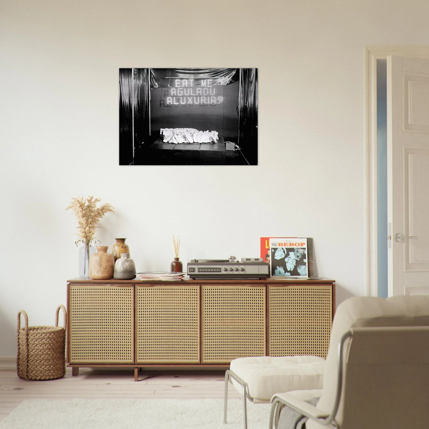 Eat Me. The Gluttony or Lust - 1976 - Lygia Pape Brushed Aluminum Print - 70x100 cm / 28x40 inches | Lygia Pape Aluminum Print | Lygia Pape Prints