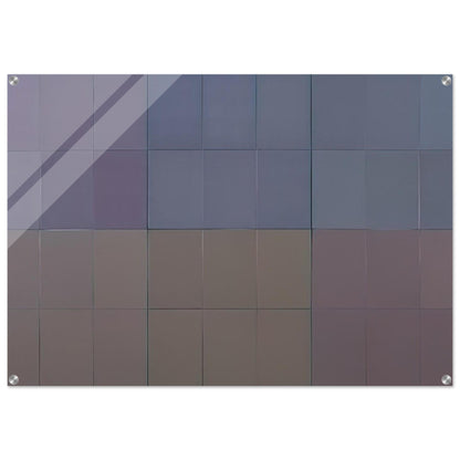 Microchromie, gris puissance [6] - Fernand Leduc Acrylic Print - 70x100 cm / 28x40″ inches
