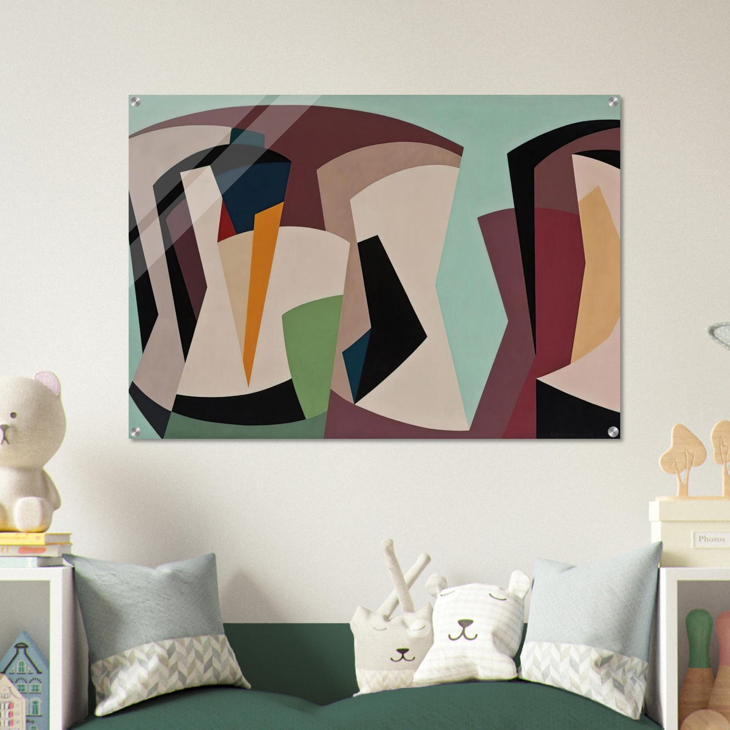 Untitled - 1955 - Karl Benjamin Acrylic Print - 70x100 cm / 28x40″ inches