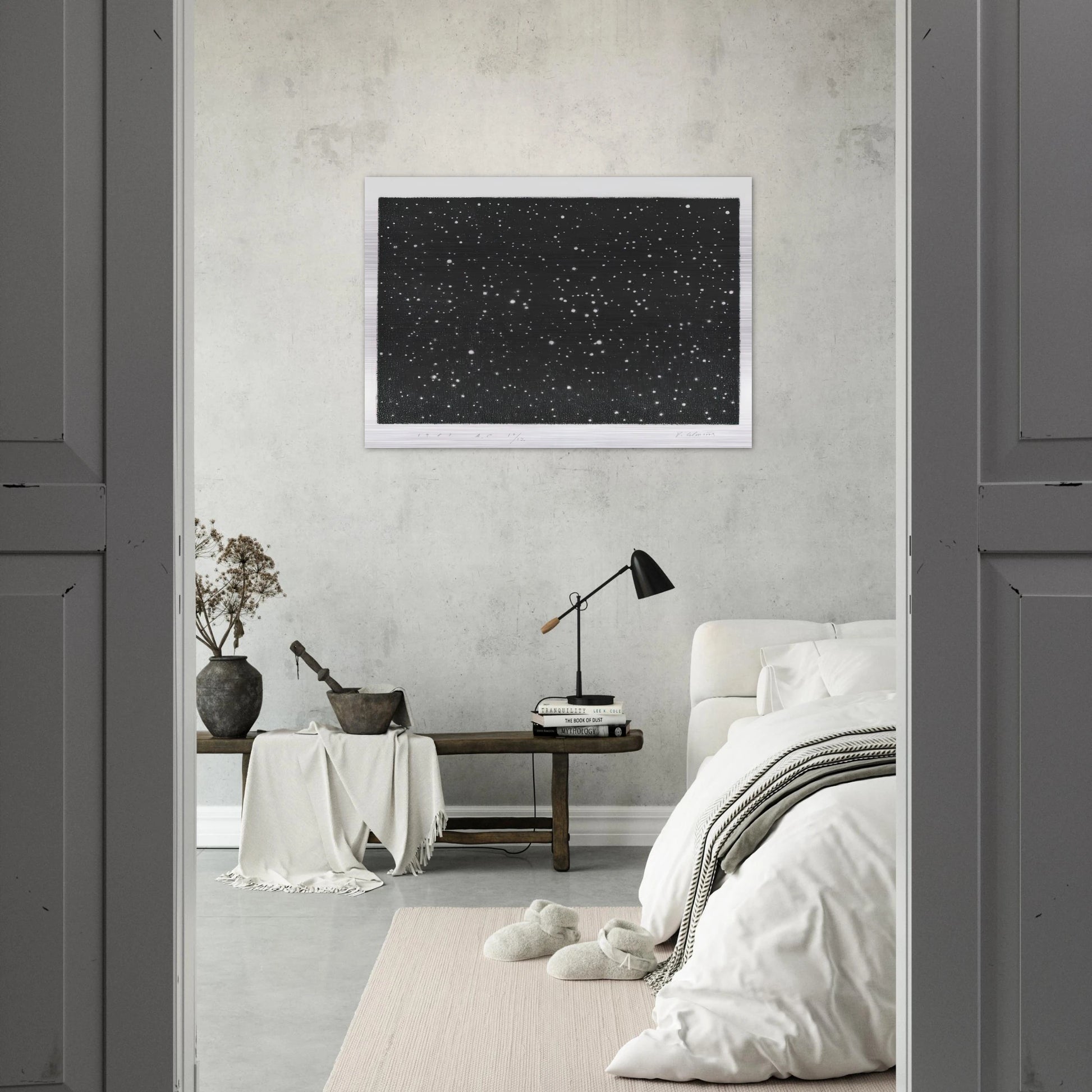 MOUNT HOLYOKE 1987 - Vija Celmins Brushed Aluminum Print - 70x100 cm / 28x40 inches | Vija Celmins Aluminum Print | Vija Celmins Prints