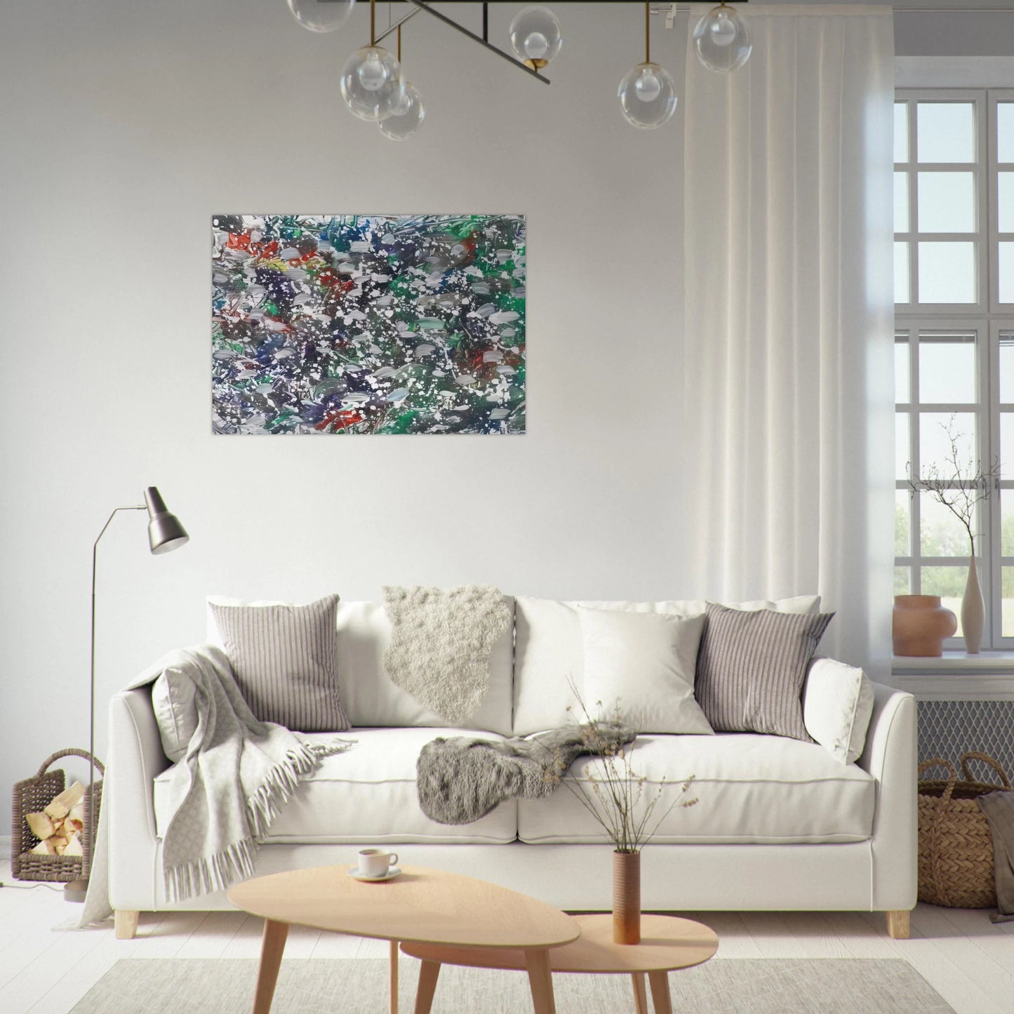 Neigeoliale - Marcel Barbeau Brushed Aluminum Print - 70x100 cm / 28x40 inches | Marcel Barbeau Aluminum Print | Marcel Barbeau Prints