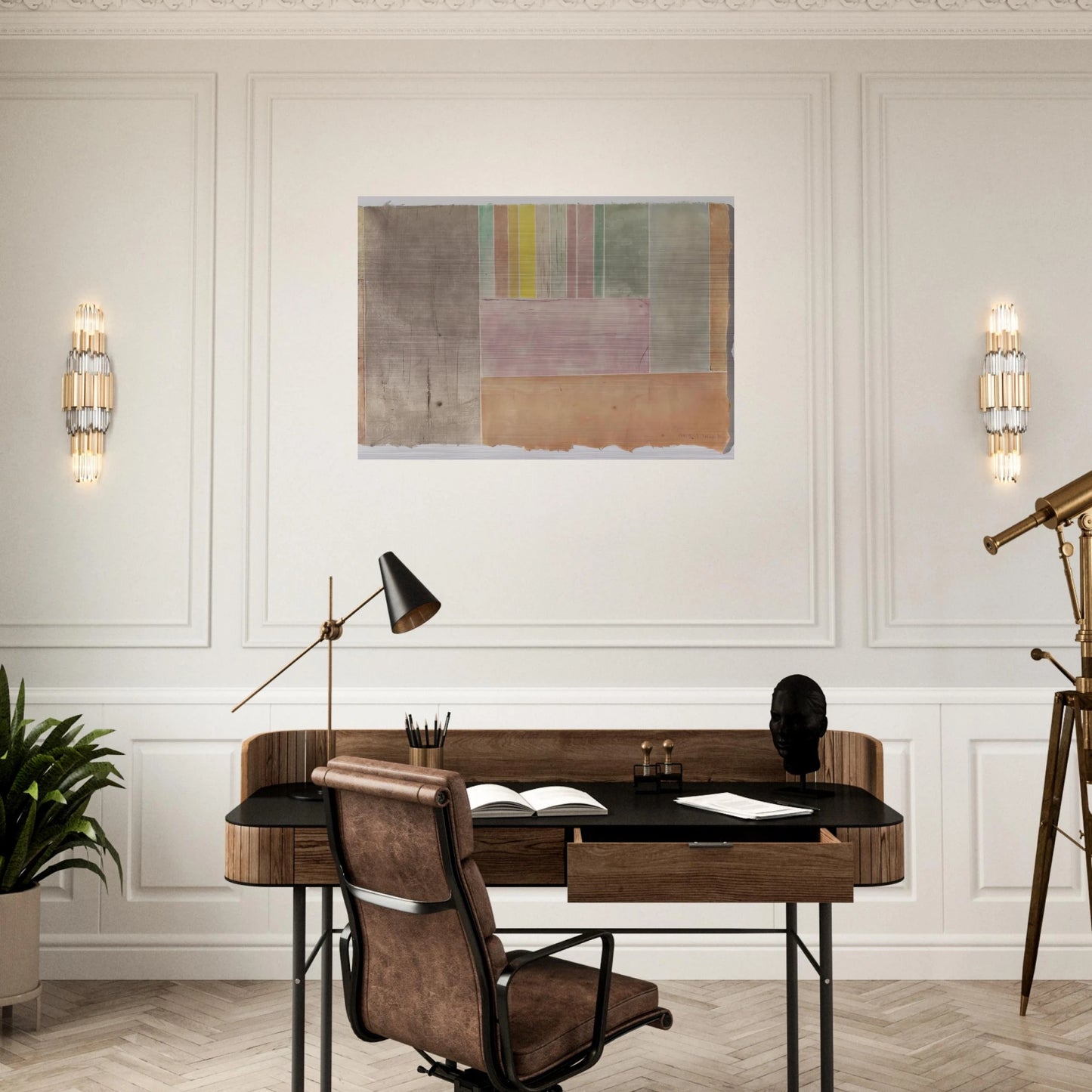 HV2, No 17b - 1992 - John Cage Brushed Aluminum Print - 70x100 cm / 28x40 inches | John Cage Aluminum Print | John Cage Prints