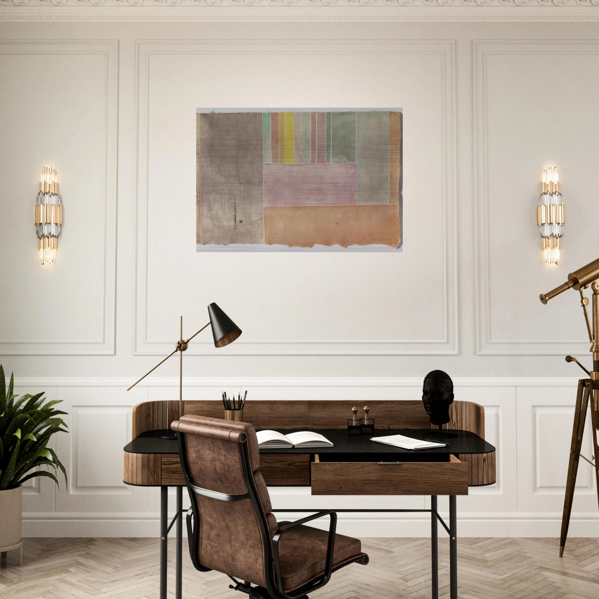HV2, No 17b - 1992 - John Cage Brushed Aluminum Print - 70x100 cm / 28x40 inches | John Cage Aluminum Print | John Cage Prints