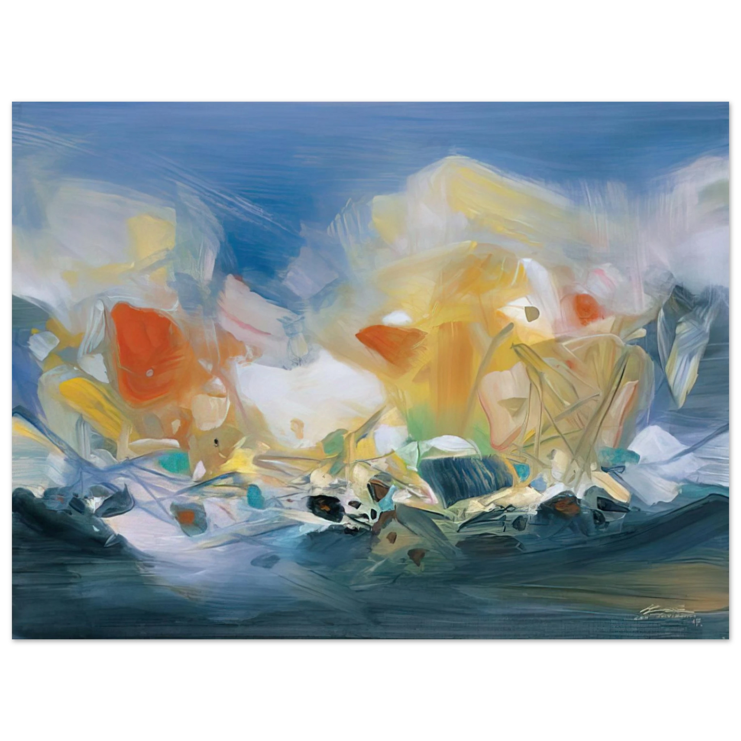 Chu teh Chun - NUEE IMMAT RIELLE 2007  75x100 cm / 30x40inches Fine Art Poster