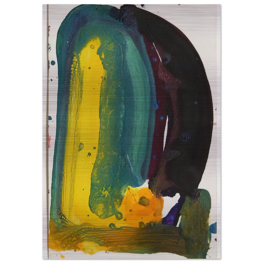 Sculpture Drawing, SF64-571 - Sam Francis Brushed Aluminum Print - 70x100 cm / 28x40 inches | Sam Francis Aluminum Print | Sam Francis Prints
