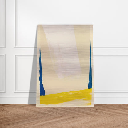 White Portal - 1967 - Helen Frankenthaler Brushed Aluminum Print - 70x100 cm / 28x40 inches | Helen Frankenthaler Aluminum Print | Helen Frankenthaler Prints