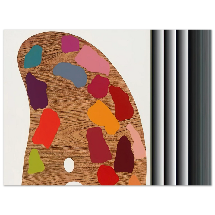 Jim Dine - PALETTE II 1969  75x100 cm / 30x40inches Fine Art Poster