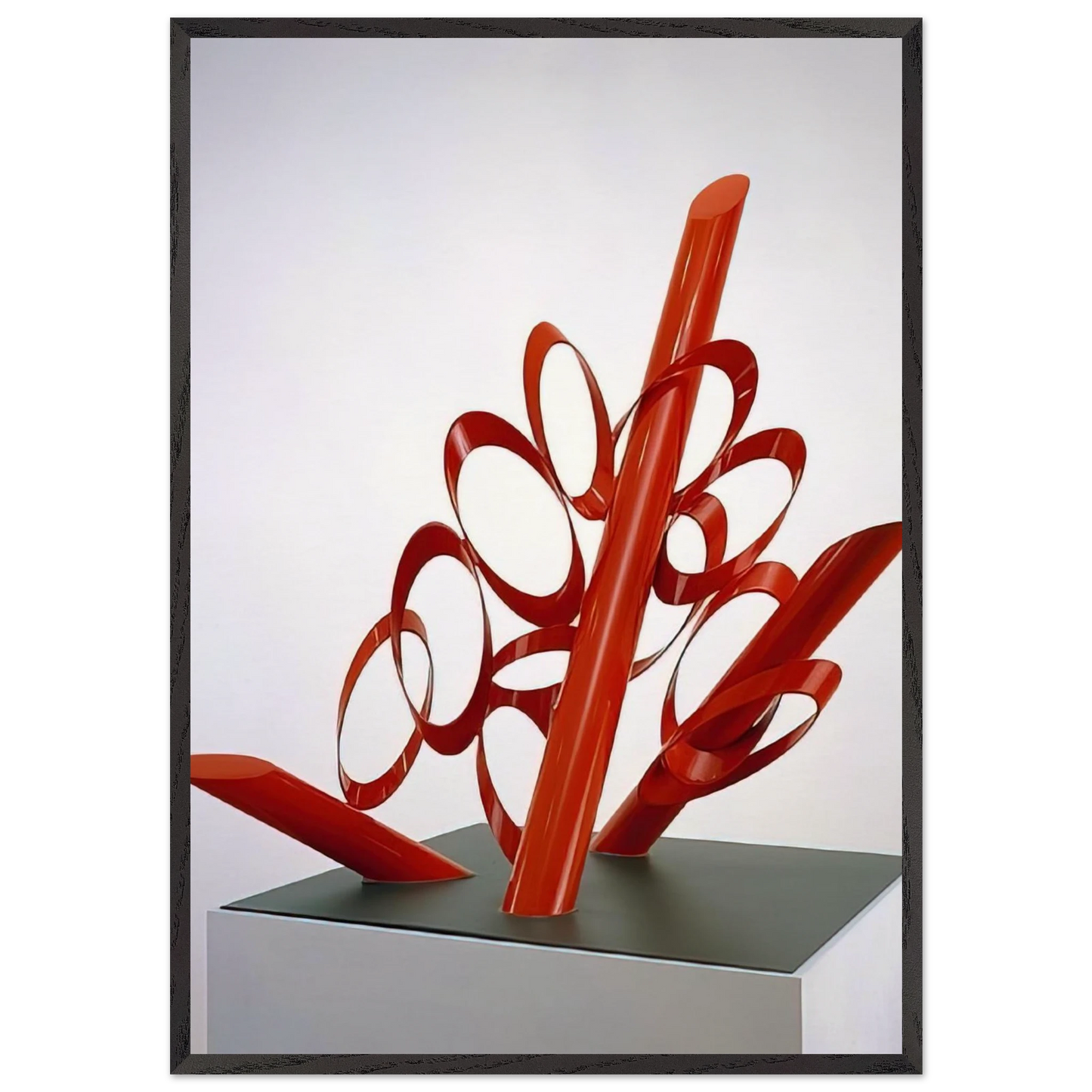 Stargazer - 1983 - Alexander Liberman 70x100 cm / 28x40 inches Framed Art Print – Black Wooden Frame