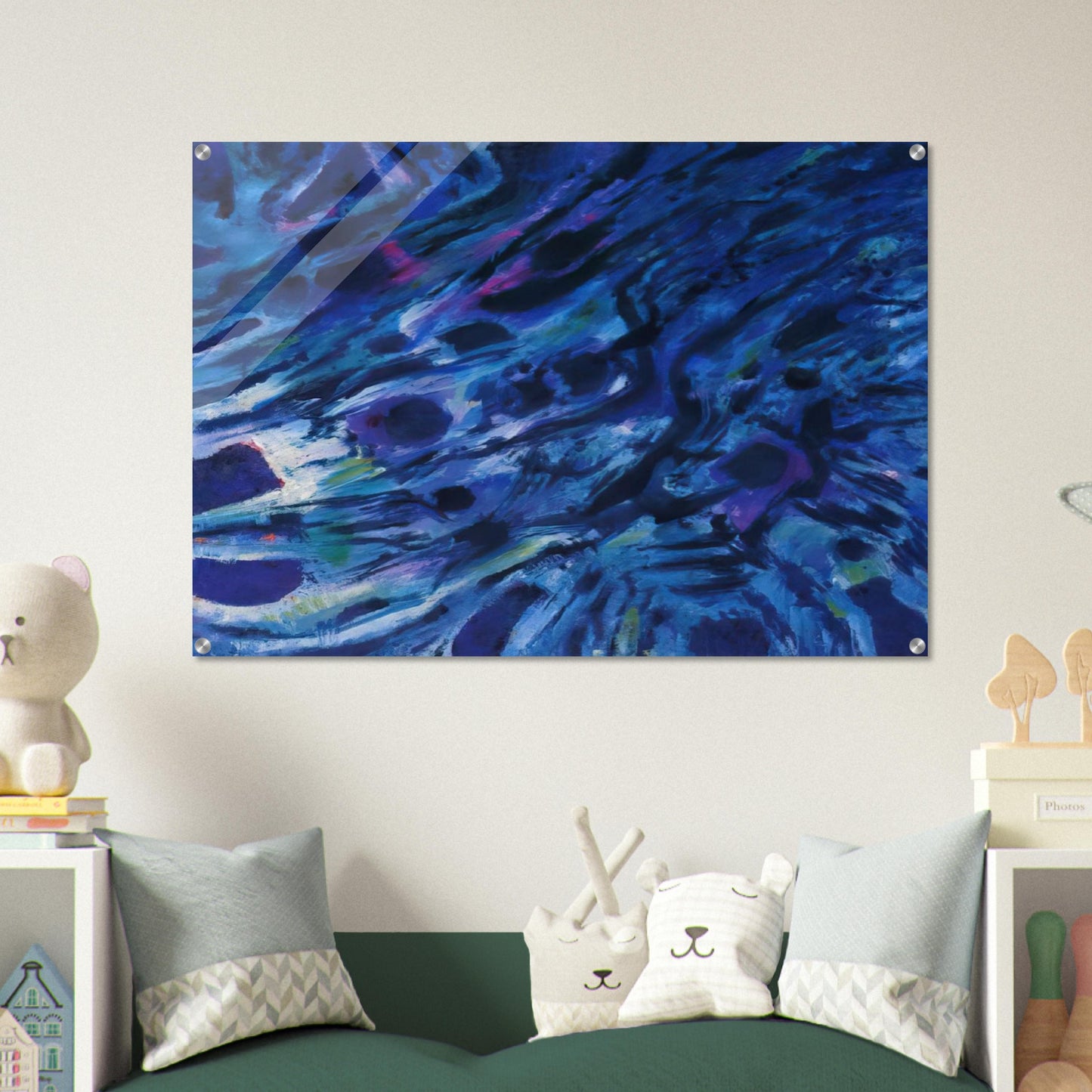 Eaux vives - 1979 - Alfred Manessier Acrylic Print - 70x100 cm / 28x40″ inches | Alfred Manessier Wall Art | Alfred Manessier Prints