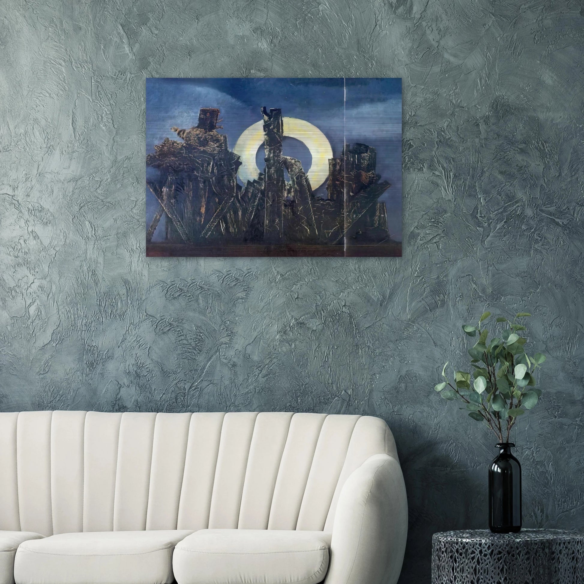 The large forest - Max Ernst Brushed Aluminum Print - 70x100 cm / 28x40 inches | Max Ernst Aluminum Print | Max Ernst Prints