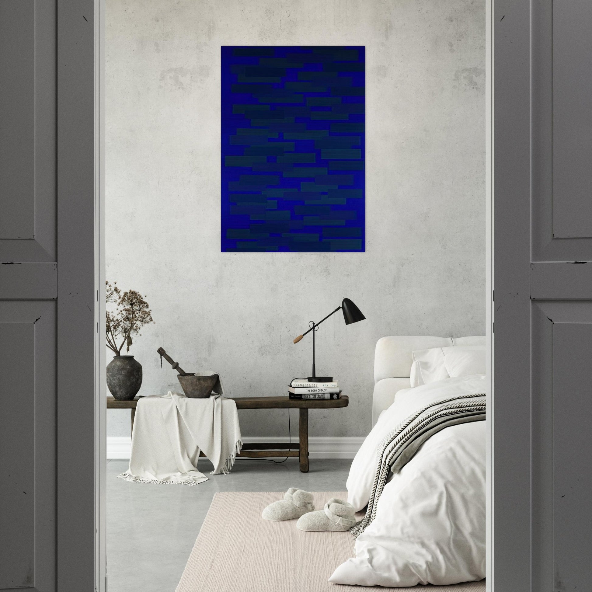 Number 15 - 1952 - Ad Reinhardt Brushed Aluminum Print - 70x100 cm / 28x40 inches | Ad Reinhardt Aluminum Print | Ad Reinhardt Prints