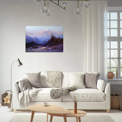 Mount McKinley - 1925 - Sydney Laurence Brushed Aluminum Print - 70x100 cm / 28x40 inches | Sydney Laurence Aluminum Print | Sydney Laurence Prints