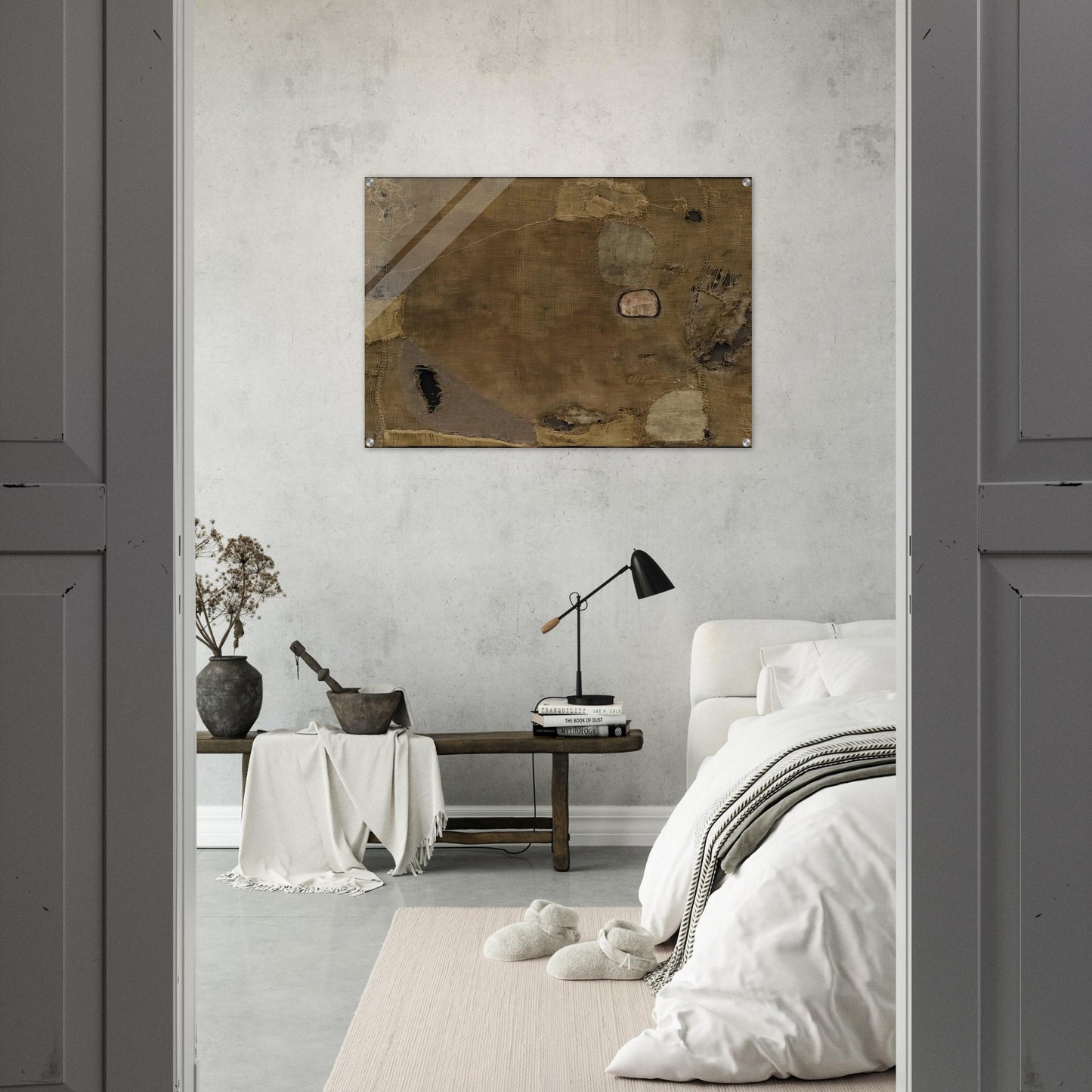 Sackcloth - 1953 - Alberto Burri Acrylic Print - 70x100 cm / 28x40″ inches