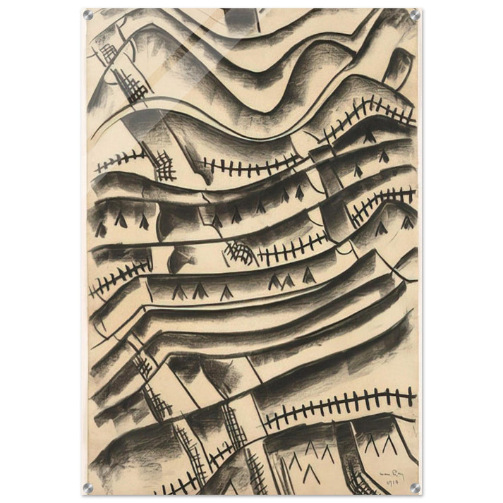 RIDGEFIELD LANDSCAPE - Man Ray Acrylic Print - 70x100 cm / 28x40″ inches