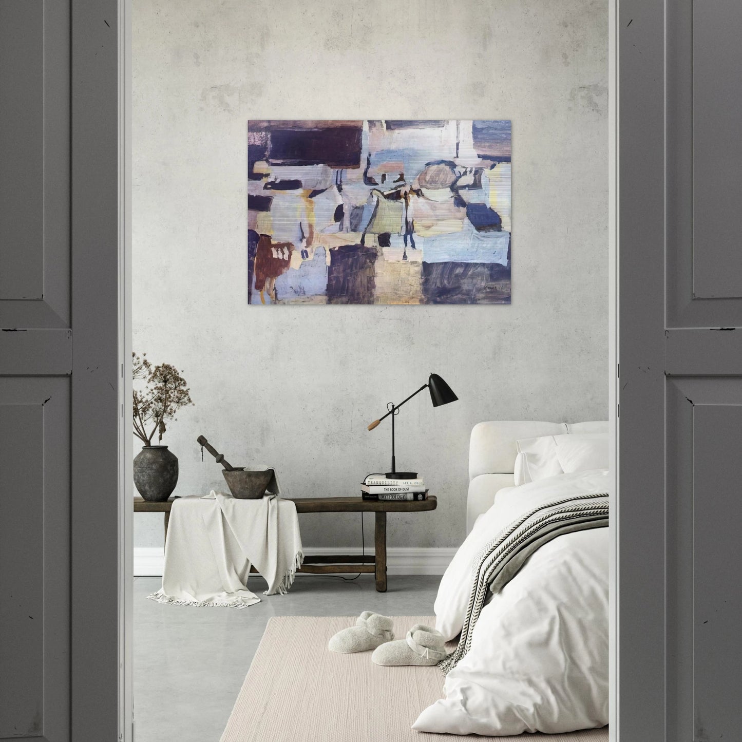 Pintura - 1958 - Menez Brushed Aluminum Print - 70x100 cm / 28x40 inches | Menez Aluminum Print | Menez Prints